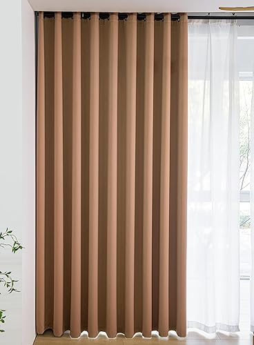 Miniatura 3 de MOONVAN Cortinas opacas para ventanas de café de 45 pulgadas de largo, juego de 2 paneles con ojales, cortinas opacas con ojales, ahorro de energía,