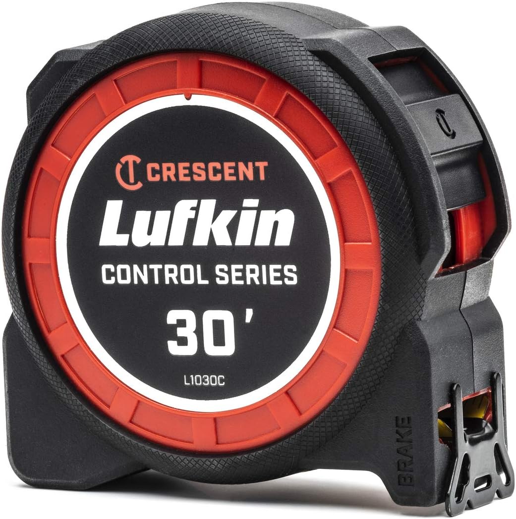 Crescent Lufkin 1-3/16 x 30' Command Control Series Yellow Clad Tape Measure - L1030C