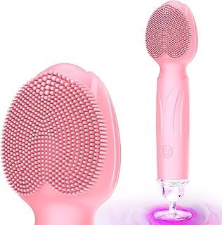Cepillo de limpieza facial sónico, cepillo li...