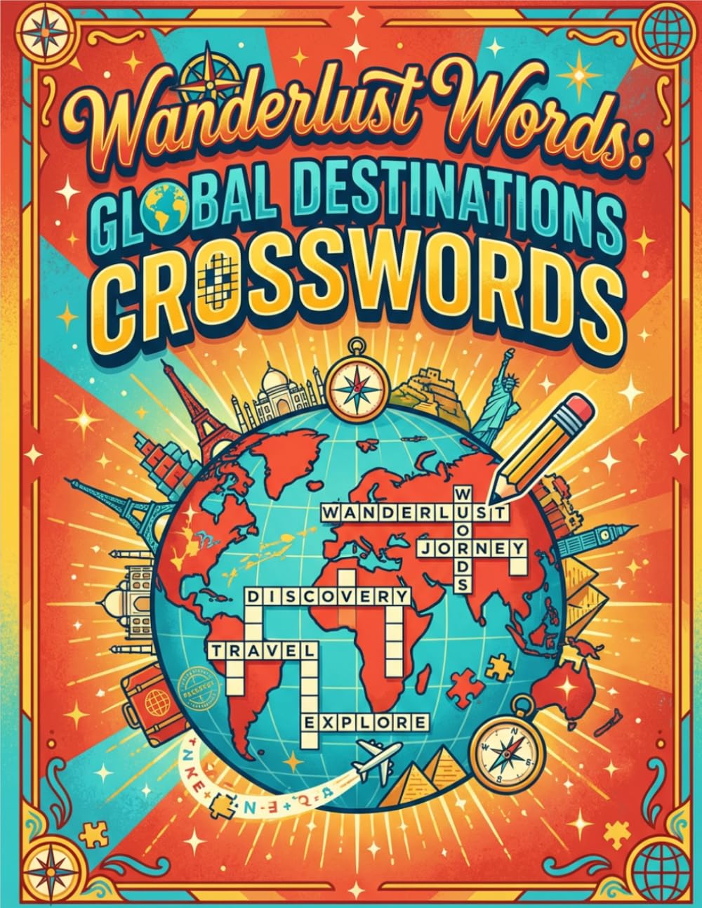 Wanderlust Words: Global Destinations Crosswords
