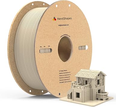 Standard PLA Filament 1.75mm, Dimensional Accuracy +/- 0.02 mm, Neatly Wound PLA, Fast Printing, 1KG Cardboard Spool 2.2 lbs, Fits for Bambu Lab 3D Printerss Wood, 1000g