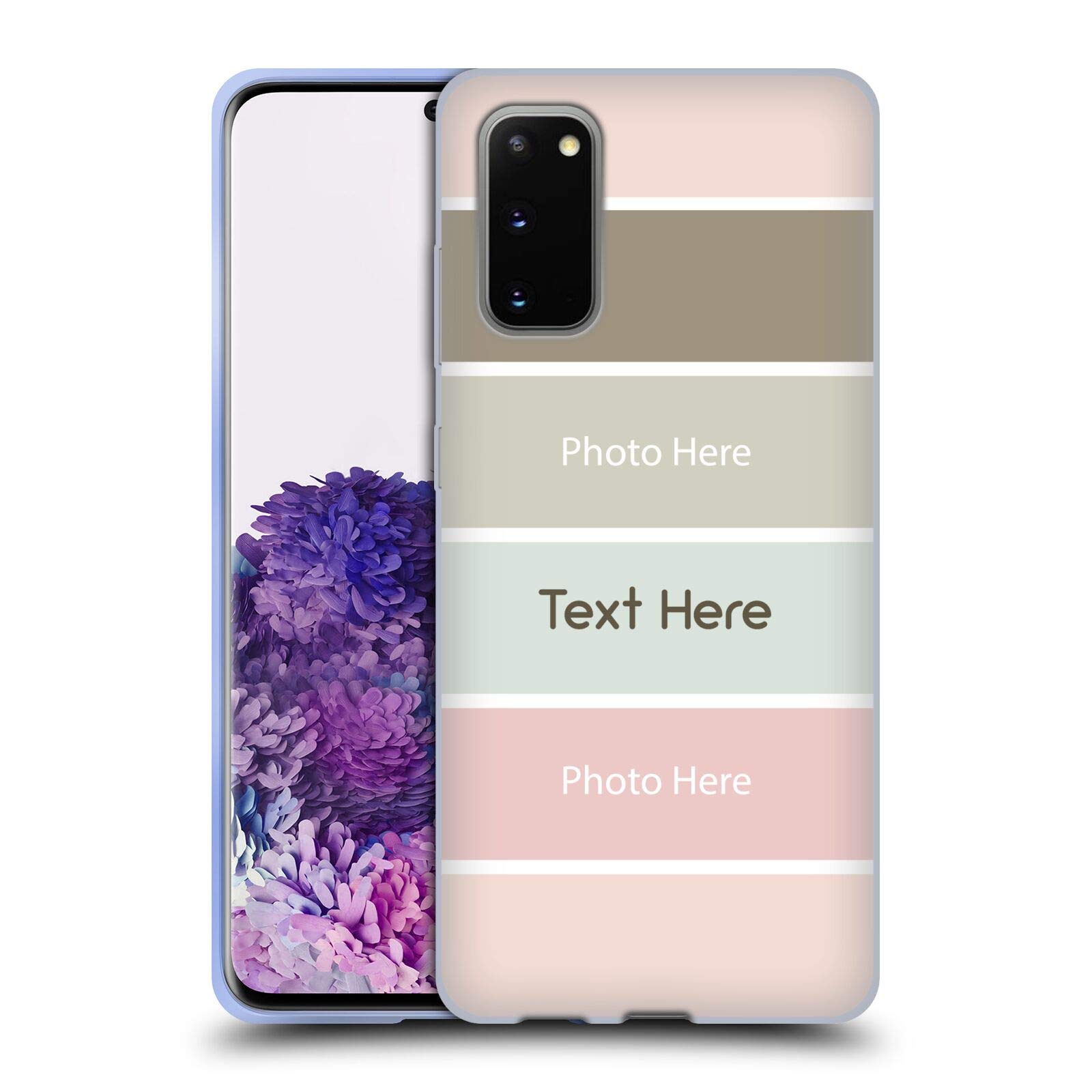 Custom Customized Personalized French Country Patterns Palette Soft Gel Case Compatible with Samsung Galaxy S20 / S20 5G