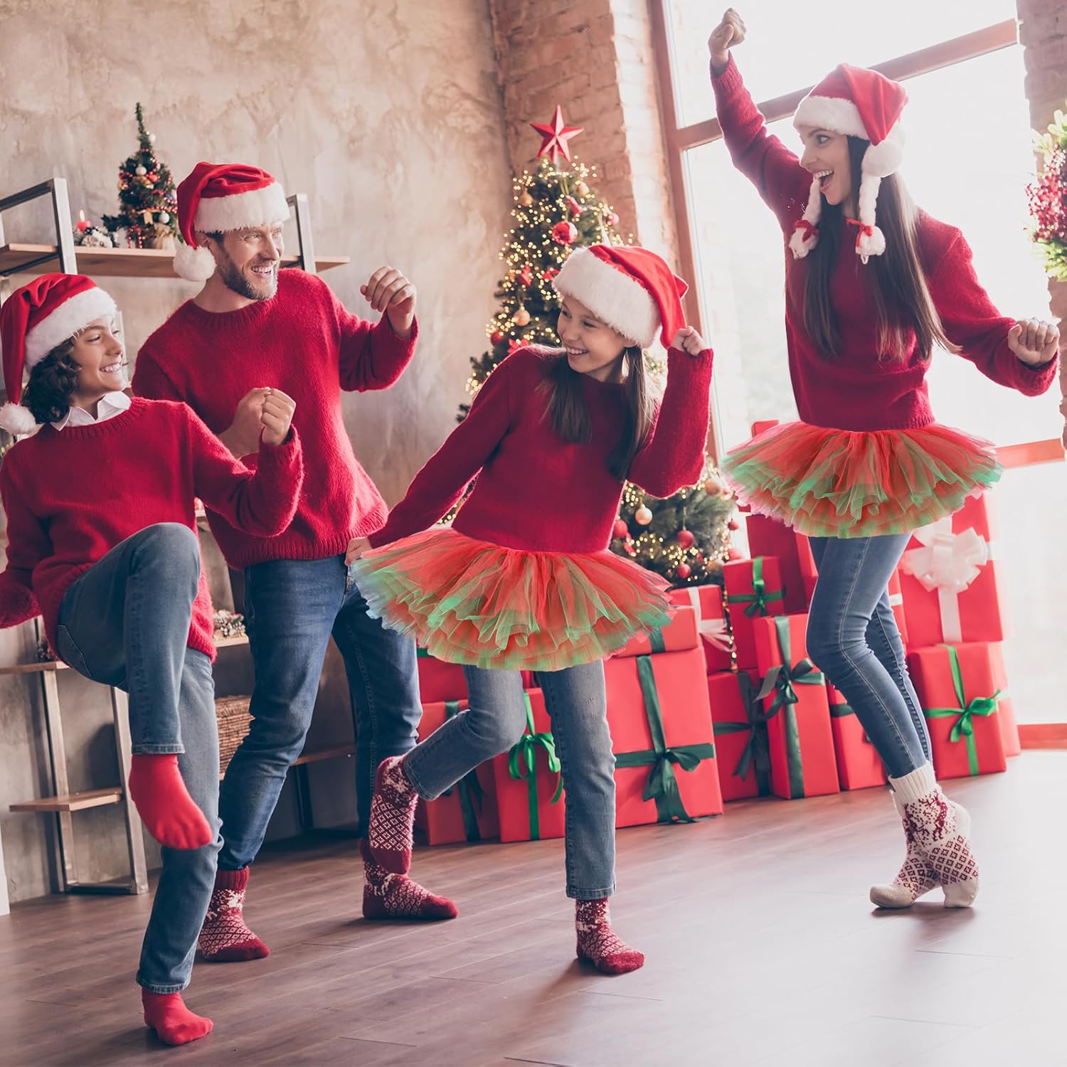 Zhanmai Tutu Skirt Women Adult Classic Elastic 5 Layered Short Tulle Skirt 80's Dance Carnival Costume for Lady - Image 6