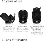 Maxi-Cosi Andi 360° Rotating All-in-One Convertible Car Seat, 10 Years of Use, Rear-Facing to Booster, Effortless Recline