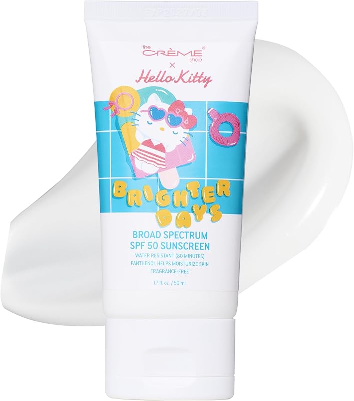 The Crème Shop Hello Kitty SPF50 Sunscreen for Face & Body, Water Resistant