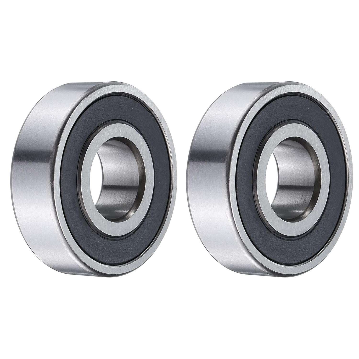 uxcell 2pcs RLS8-2RS Deep Groove Ball Bearings 0.995 x 2.248 x 0.624 Inch Chrome Steel Bearing Double Sealed ABEC3 ZV2 Bearings