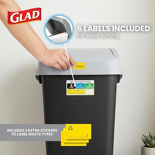 Canecas de Basura Glad 36 Galones 3 Unidades negras miniatura 6