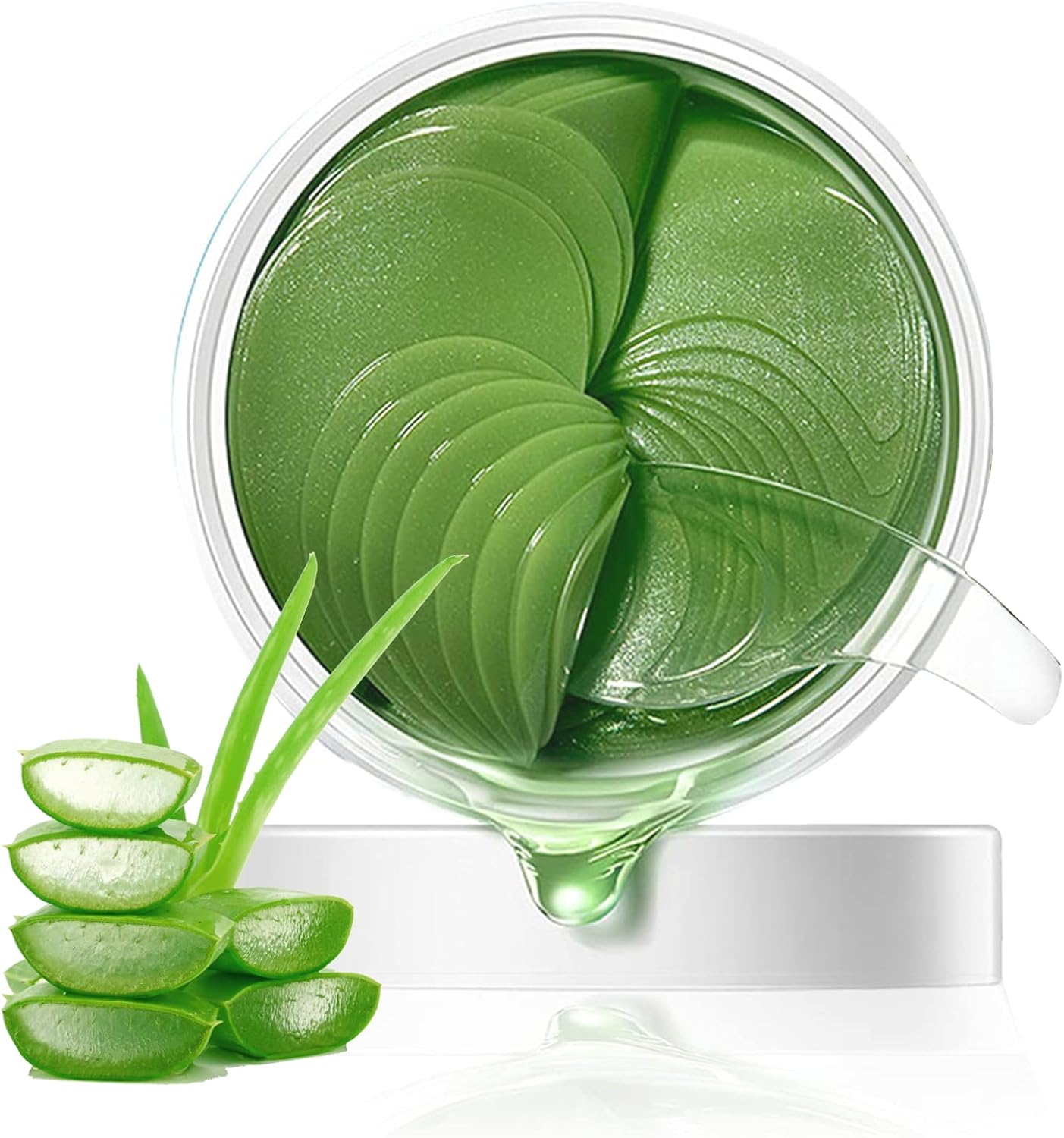 Under Eye Patches, Collagen Eye Mask, 60Pcs Natural Aloe Eye Patches