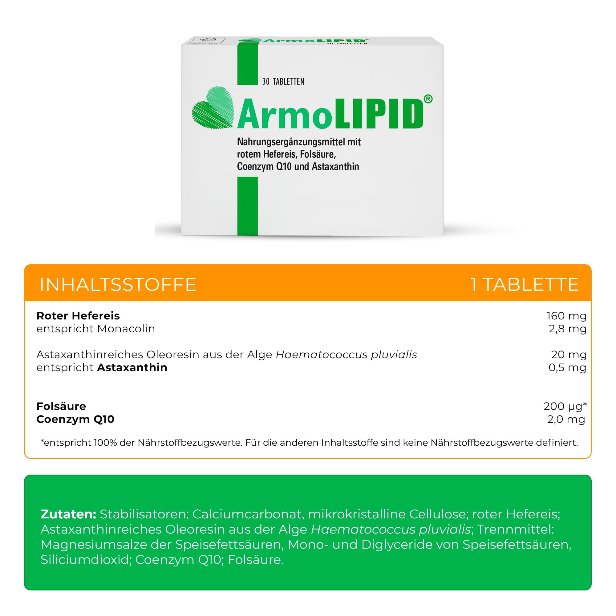 ArmoLIPID Tabletten, 30 pc Tablettes