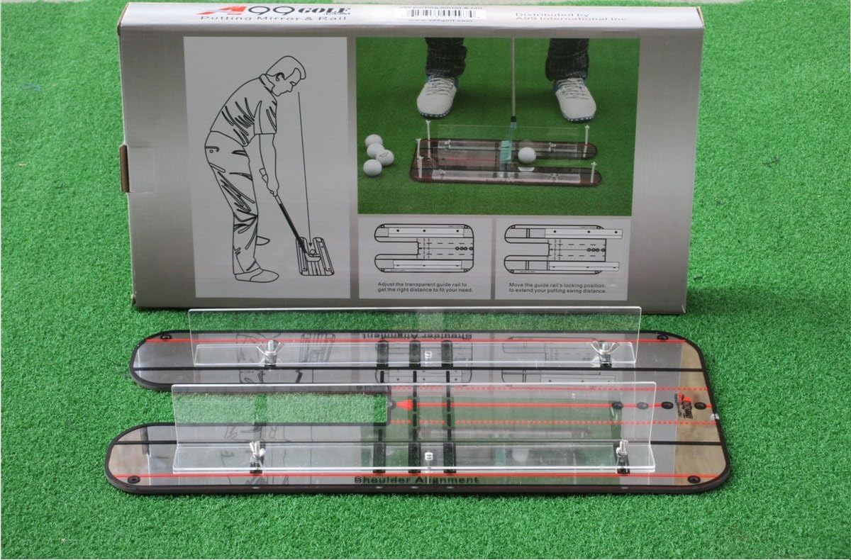 A99 Golf Putting Mirror & Rail Alignment Practice Training Aid Portable