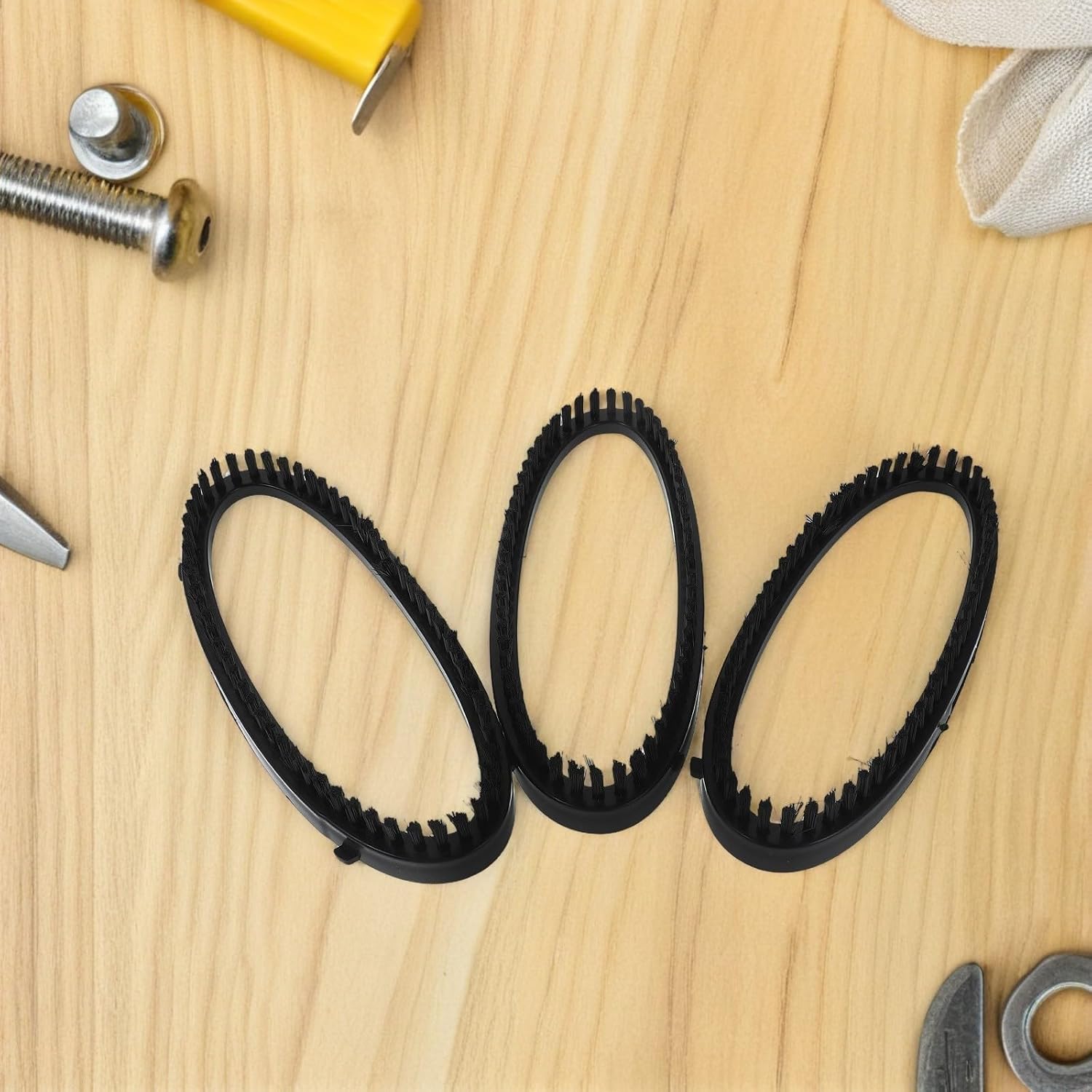 3 Pack Garment Steamer Brush Head Replacement for Clothes