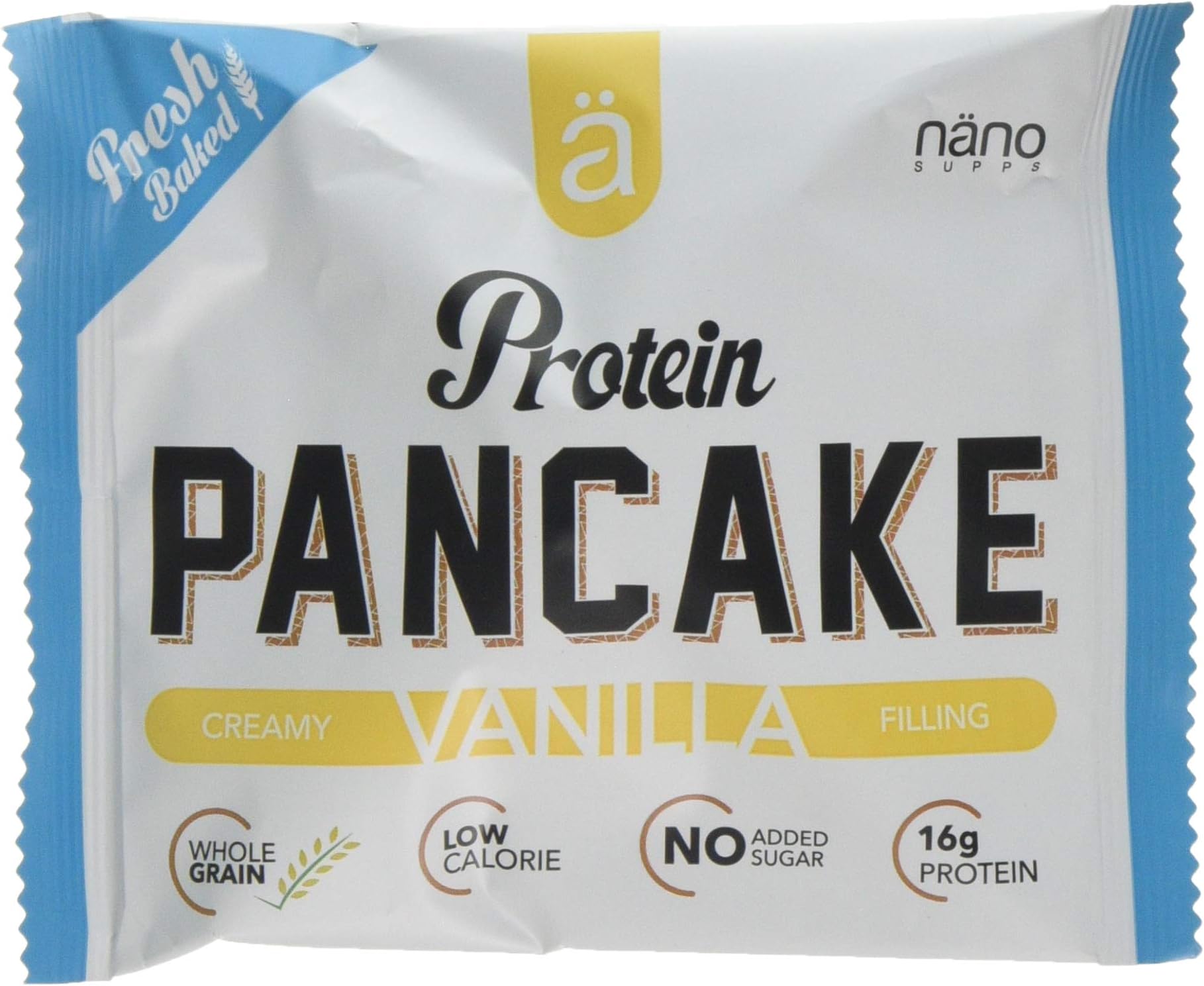 Nano A Protein Pancakes, 45 g, Vanilla, 12-Count