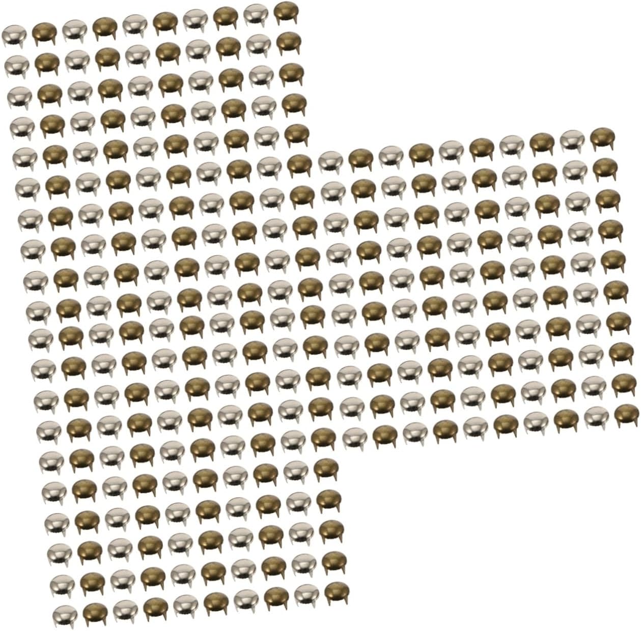ARTIBETTER 600pcs Round Metal Rivets for Leathercraft for Clothing Bags and Accessories Options for High Mechanical Strength