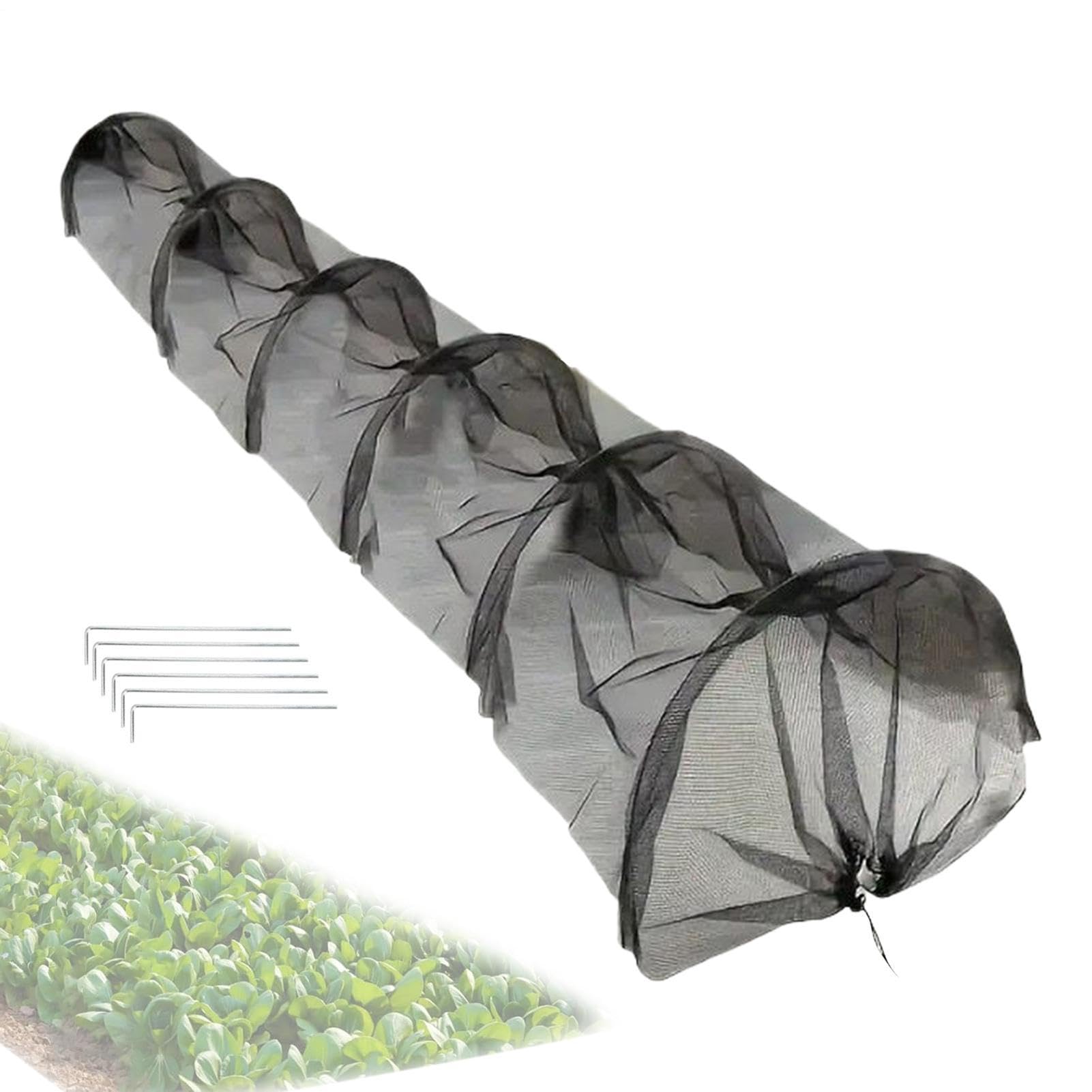 Telo copriaiuole rialzate 300x45x45 cm Protezione Isolante Termica Piante | Tunnel di Crescita Protezione Delle Aiuole Rialzate Da Esterno E Giardino, Adatta A Ortaggi, Frutta, Fiori E