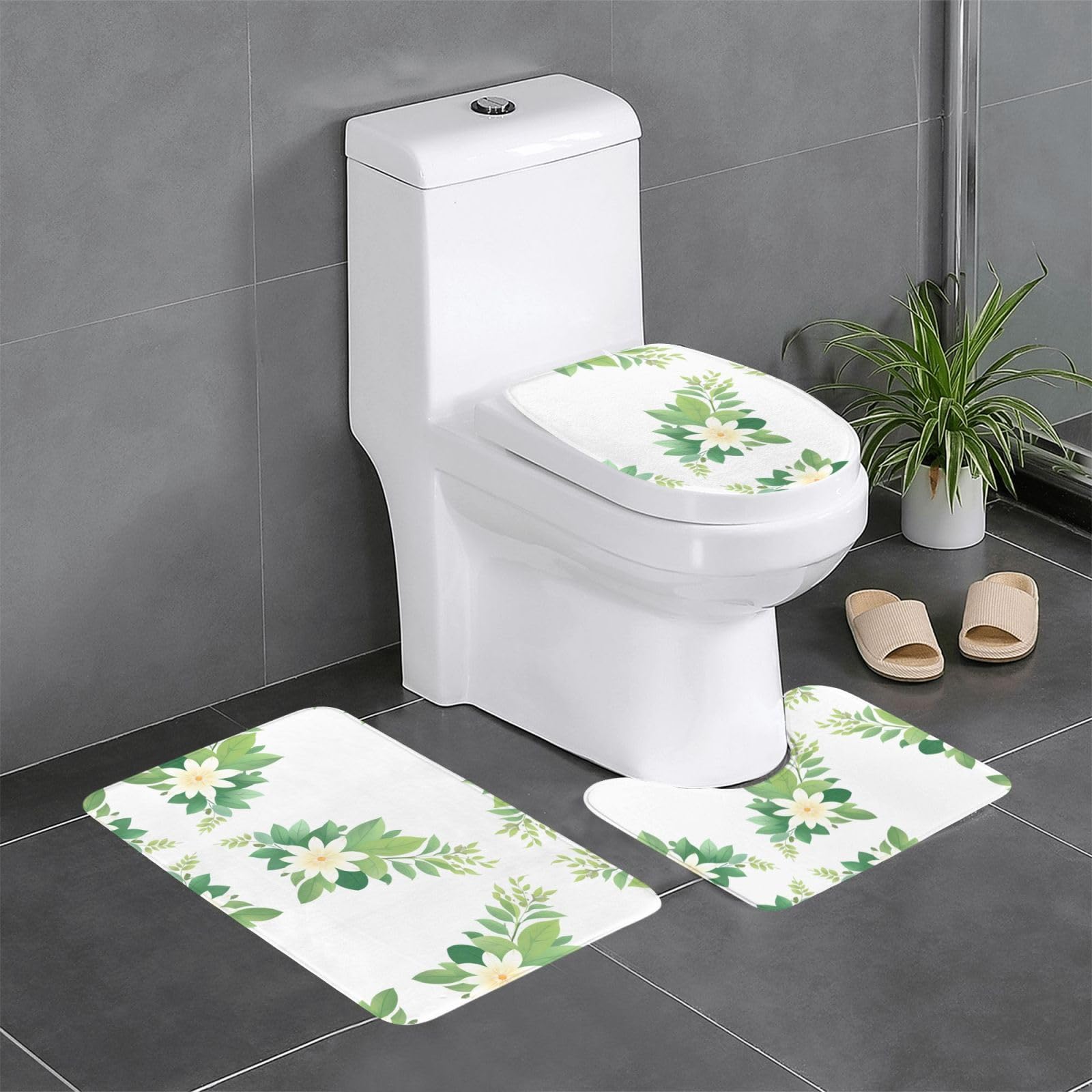 Tapis de salle de bain antidérapants 61x40,6 cm ultra sécurisés et stables