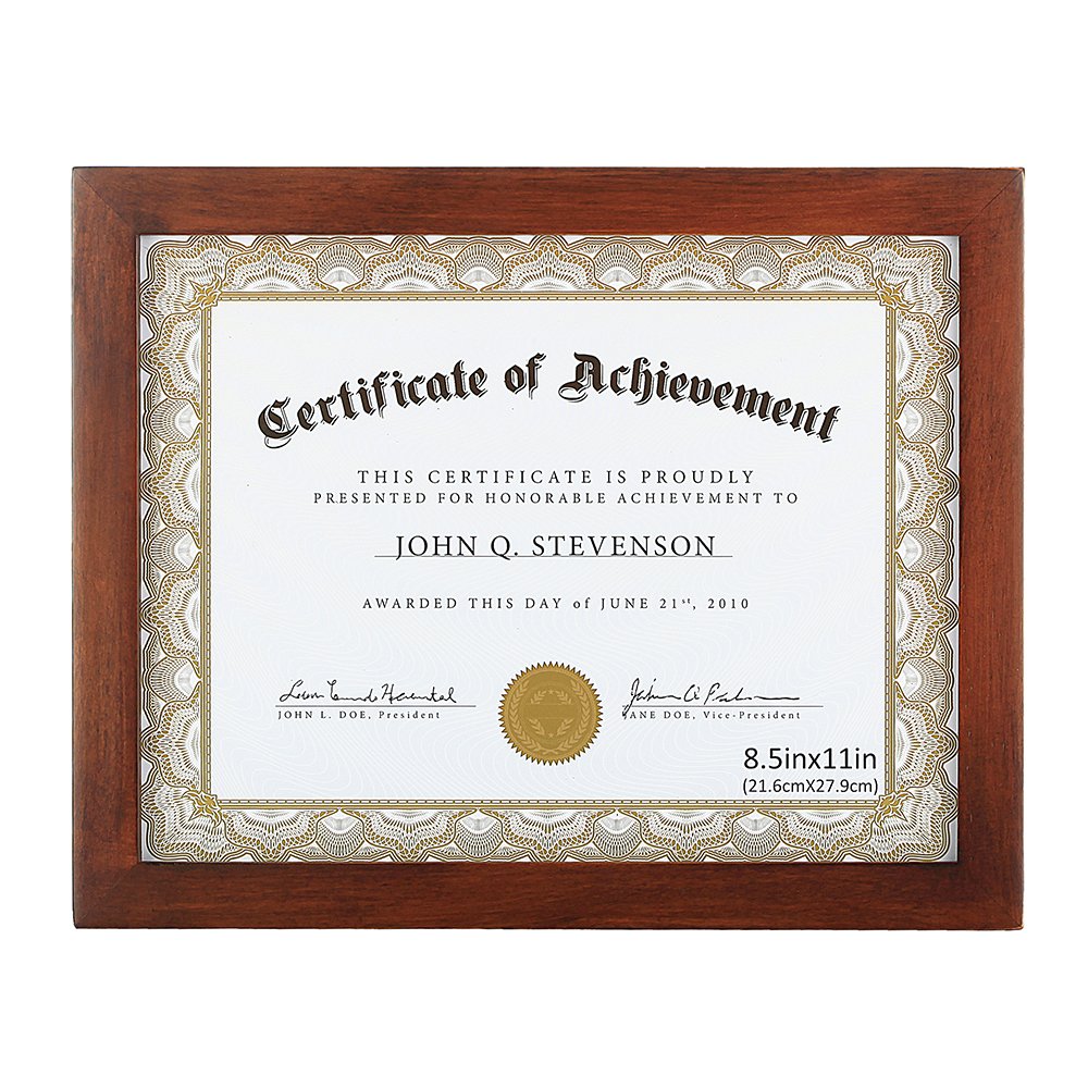 Buy RPJC Document Frame Certificate Frames Made of Solid Wood High