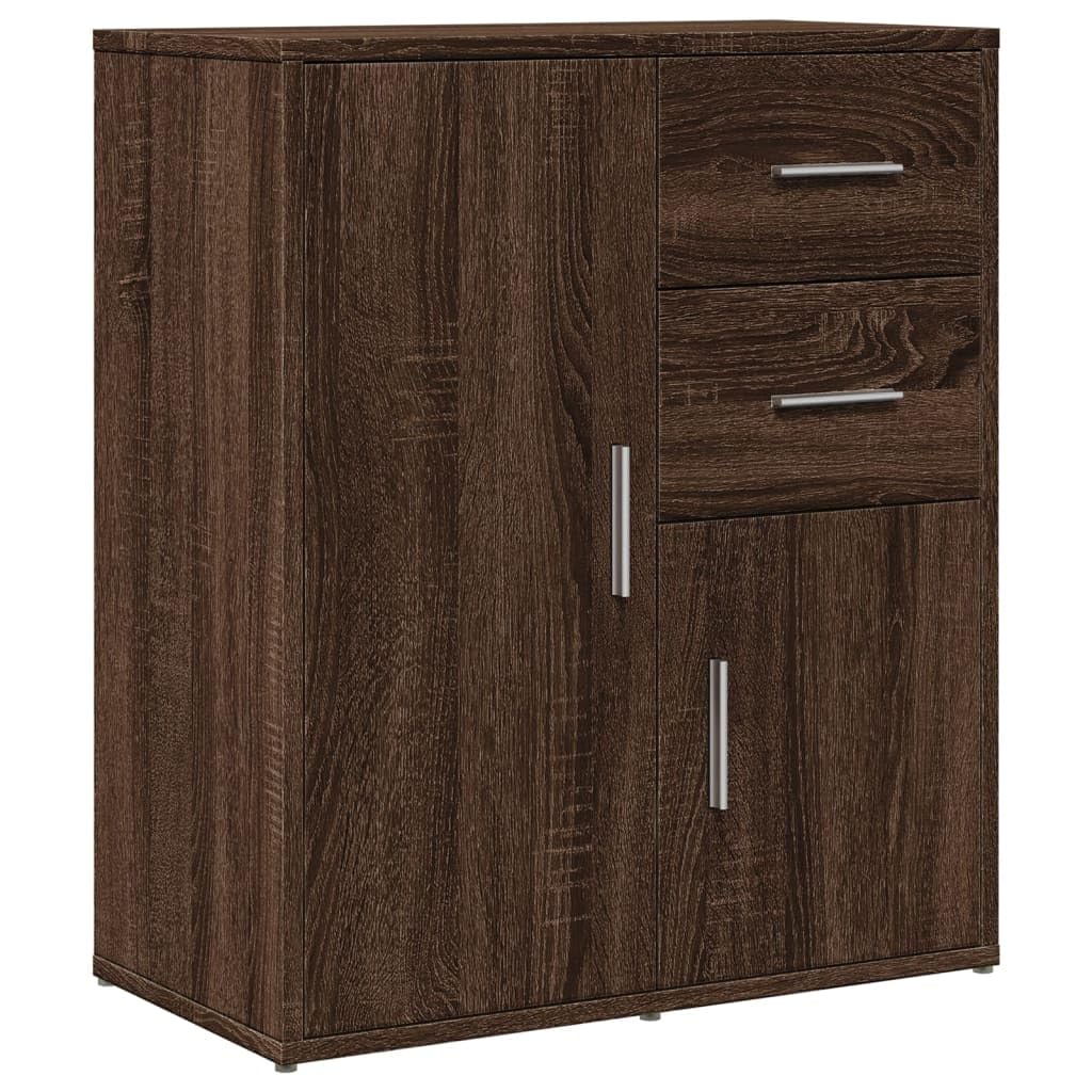 vidaXL Buffet, Meuble de Rangement avec Porte, Armoire latérale, Organisateur de Salon Maison Intérieur Chêne Fumé Bois d'Ingénierie vidaXL Buffet, Meuble de Rangement avec Porte, Armoire latérale, Organisateur de Salon Maison Intérieur Chêne Fumé Bois d'Ingénierie
