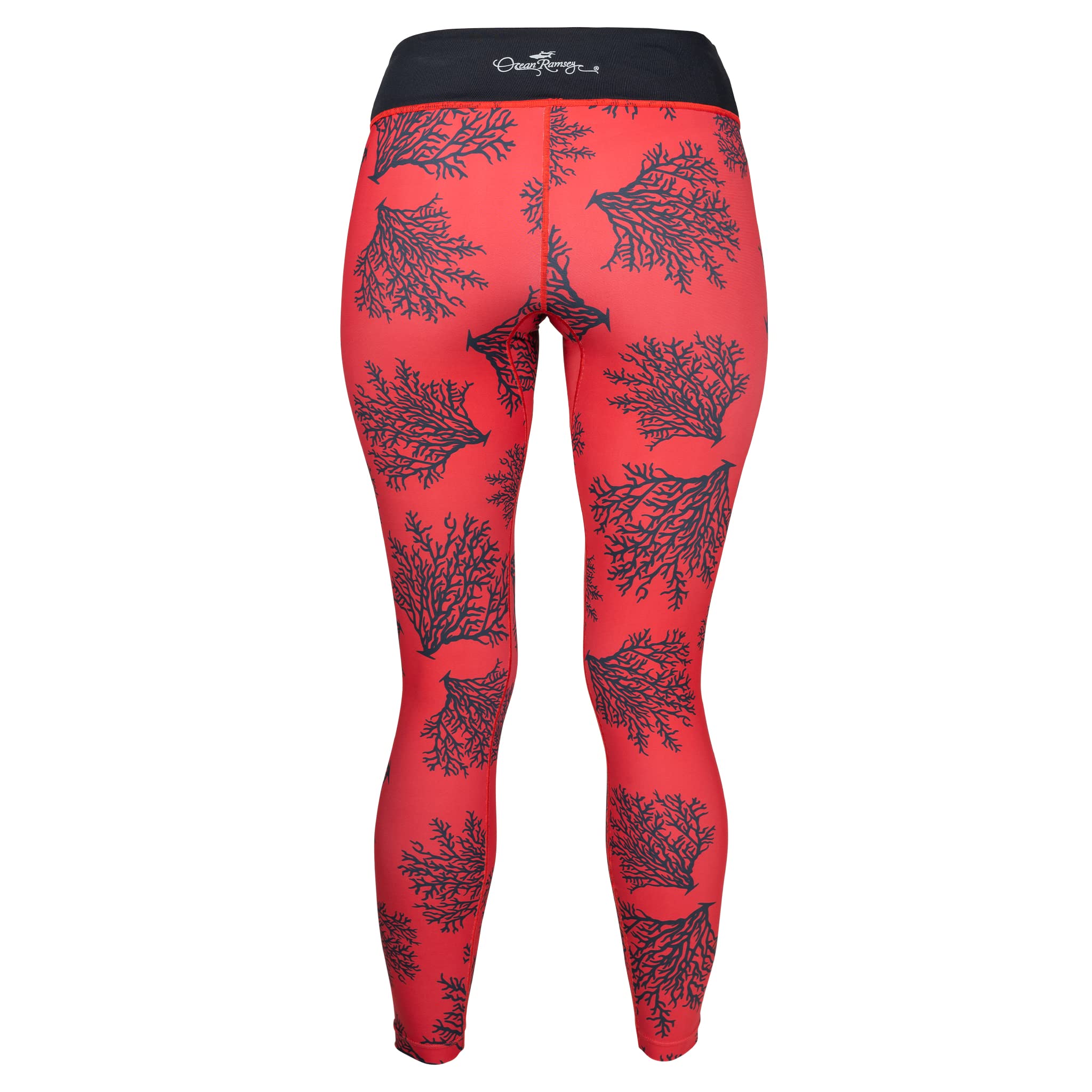 XCEL Womens Water Inspired Premium Stretch Sport Pant - Red Coral/Black | Medium
