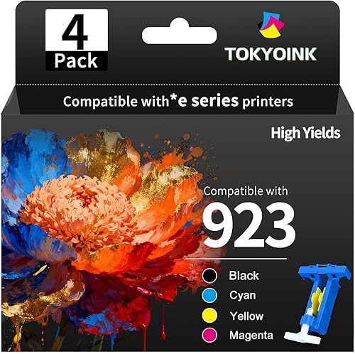 Miniatura 10 de TOKYOINK Cartucho de tinta de repuesto 245XL 246XL para Canon Ink 245 y 246 PG-245 CL-246 Pack de combo de color negro compatible para impresoras
