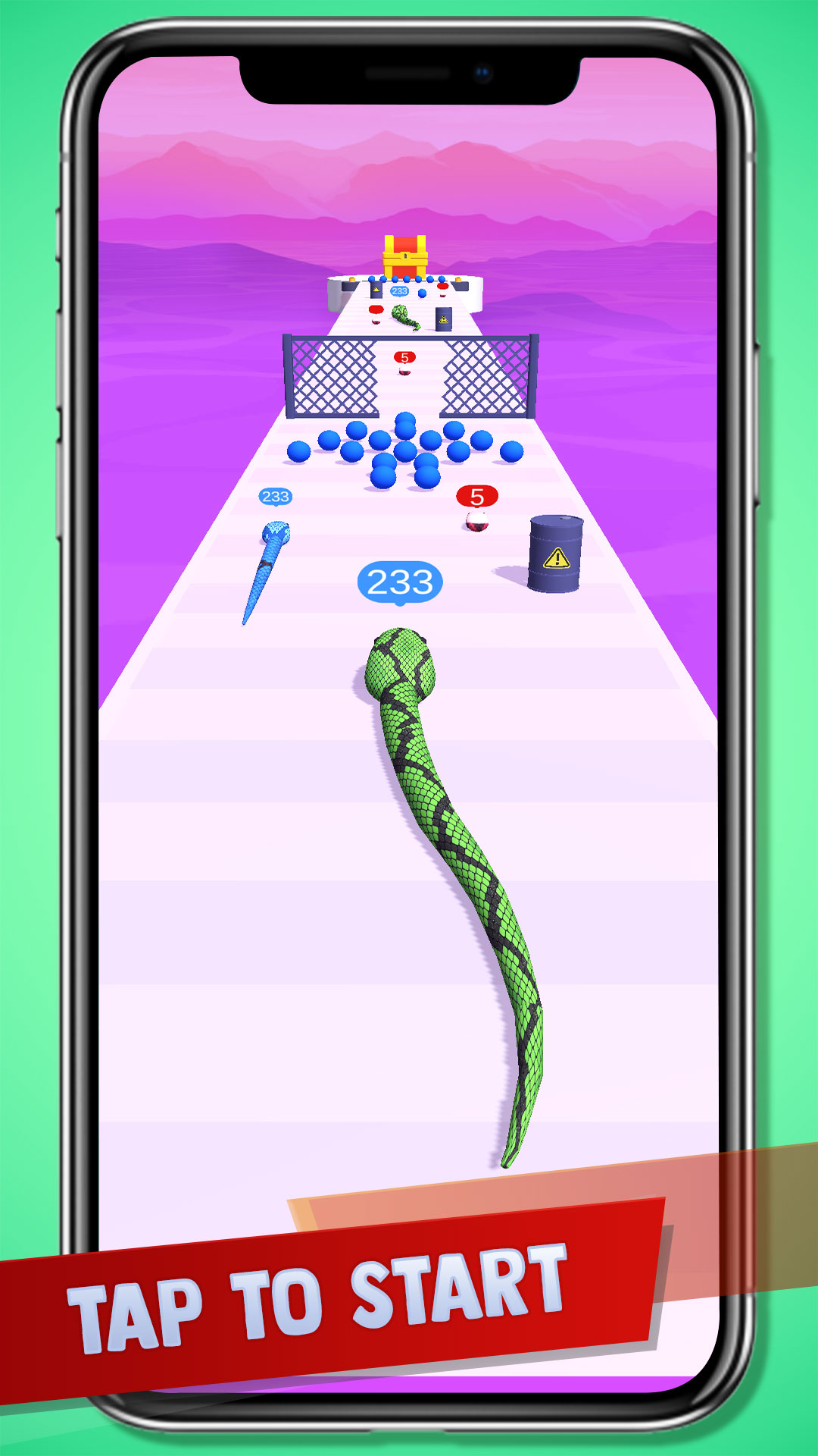 Snake Run 3D Slither Rush Race: Snakes Hunt Crawl Chase Survival ...