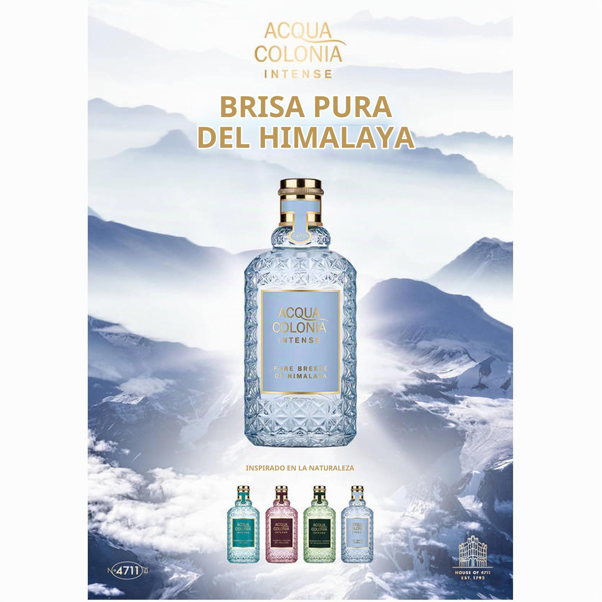 4711 Acqua Colonia Intense® Pure Breeze of Himalaya | Eau de Cologne | 170 ml