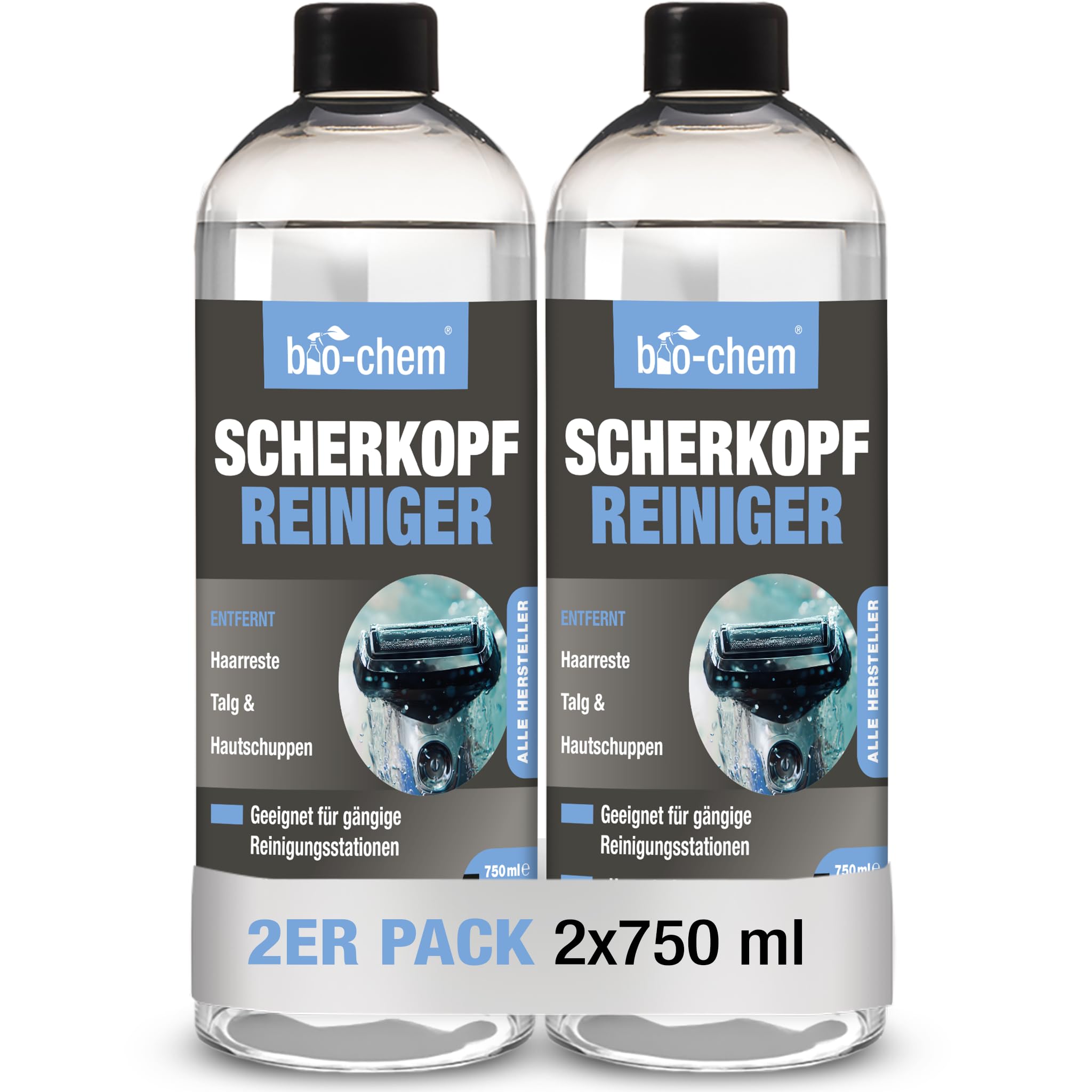 Braun p?yn do czyszczenia g?owic tn?cych 2 x 750 ml