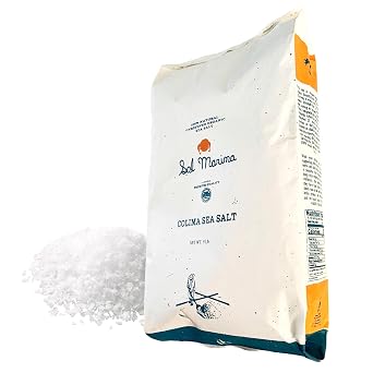 SAL MARINA | Unrefined Colima Sea Salt 9lbs | Kosher Salt 100% Natural - Vegan Gluten Free Organic Table Salt Seasoning Food