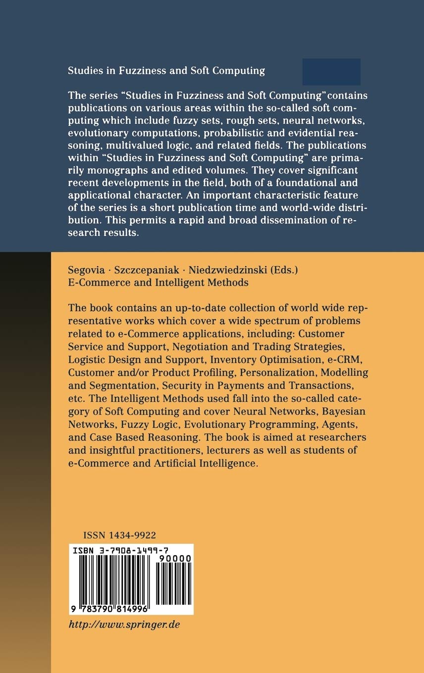 E-Commerce and Intelligent Methods