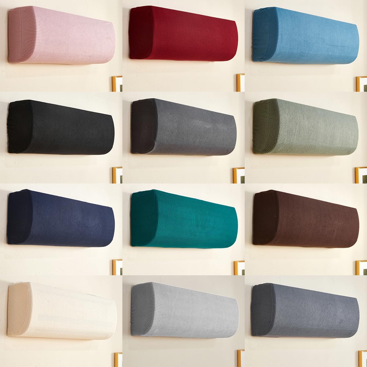 Air Conditioner Dust Cover for Wall-Mounted ACs, Protects Most Split-Type Units A-black image 8 of 8 B0C5JFPB25