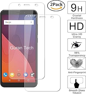 Guran [2 Paquete] Protector de Pantalla para Wiko View Vidrio Cristal Templado Film