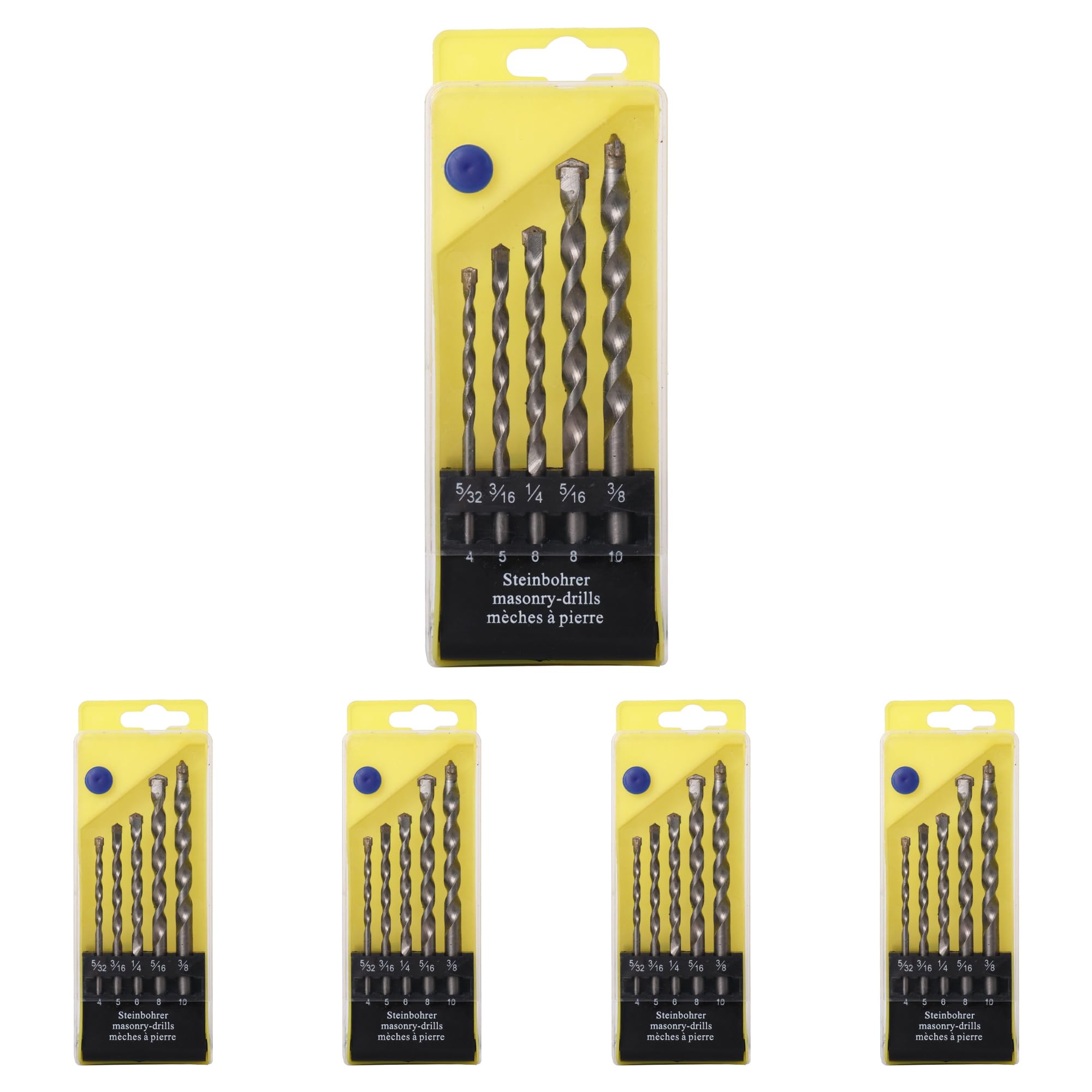 CHESTON Drill Bits Pack Of 5-5Pcs Each (4-10mm) Bits For Drill Machine For Home Use | Alloy Steel Drill Bit |Multi Use - Round Shank | Usable On Walls, Tiles, Bricks, Cement, Wood And Plastic (B0D6BFGQDL) Amazon Price History, Amazon Price Tracker