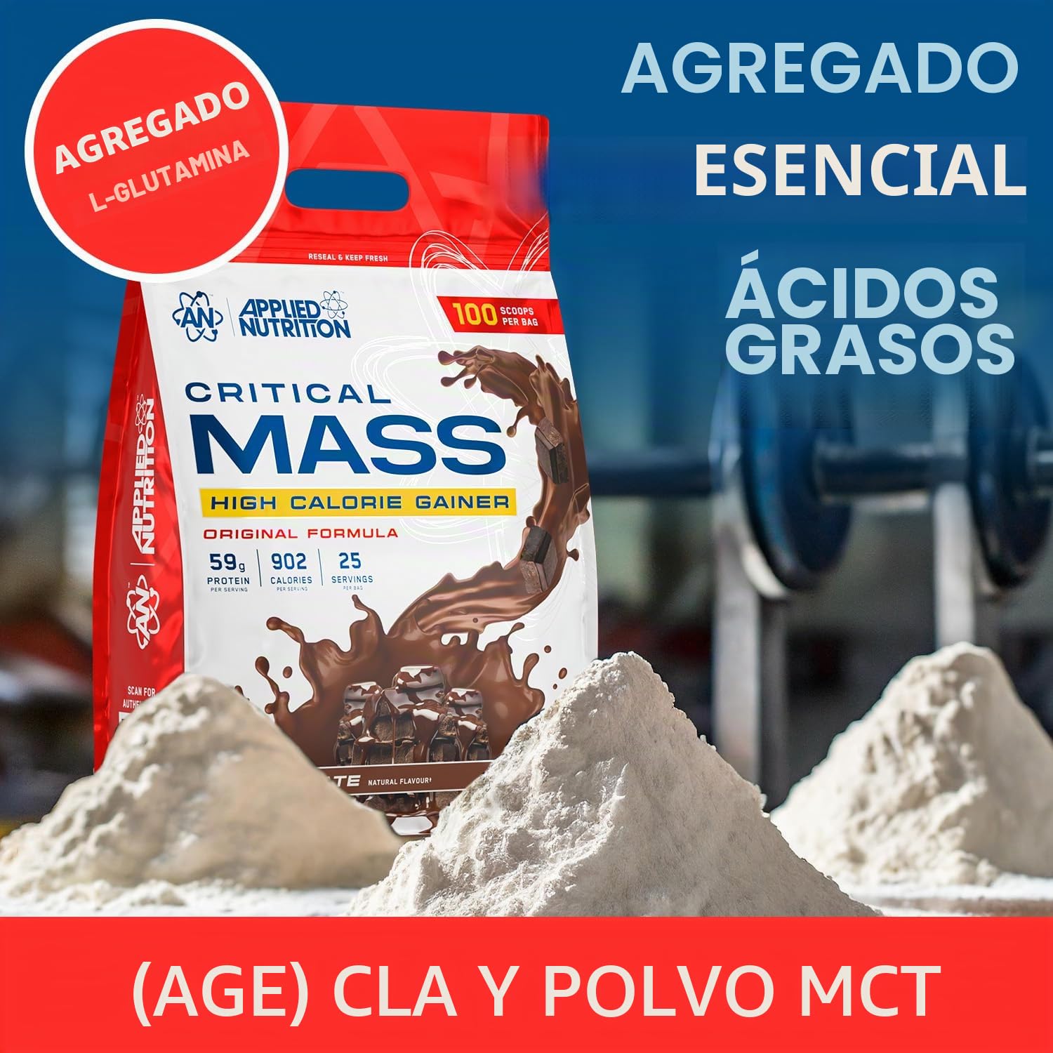 Applied Nutrition Critical Mass Original (6000g) Vainilla