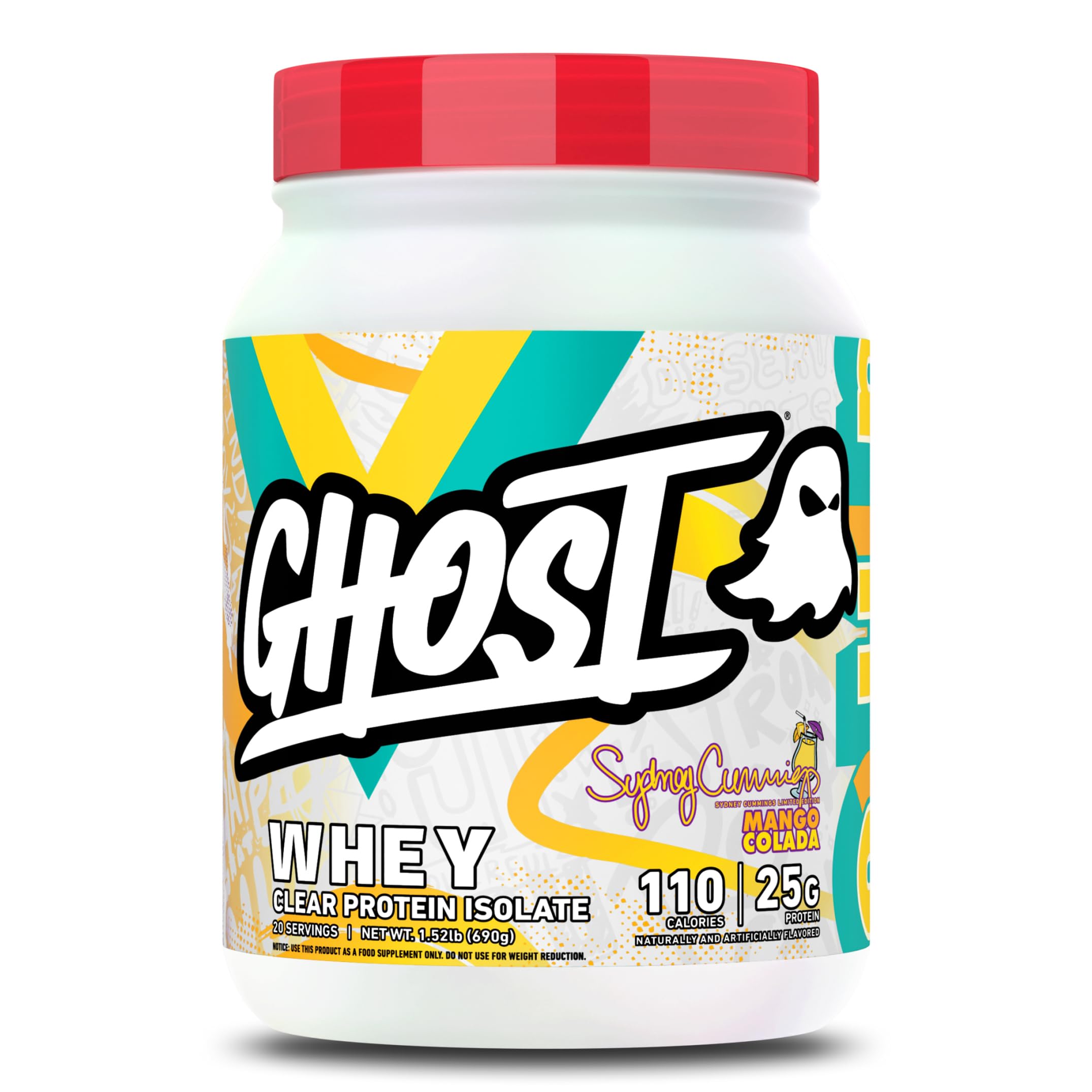 GHOST Clear Whey Isolate Mango Colada