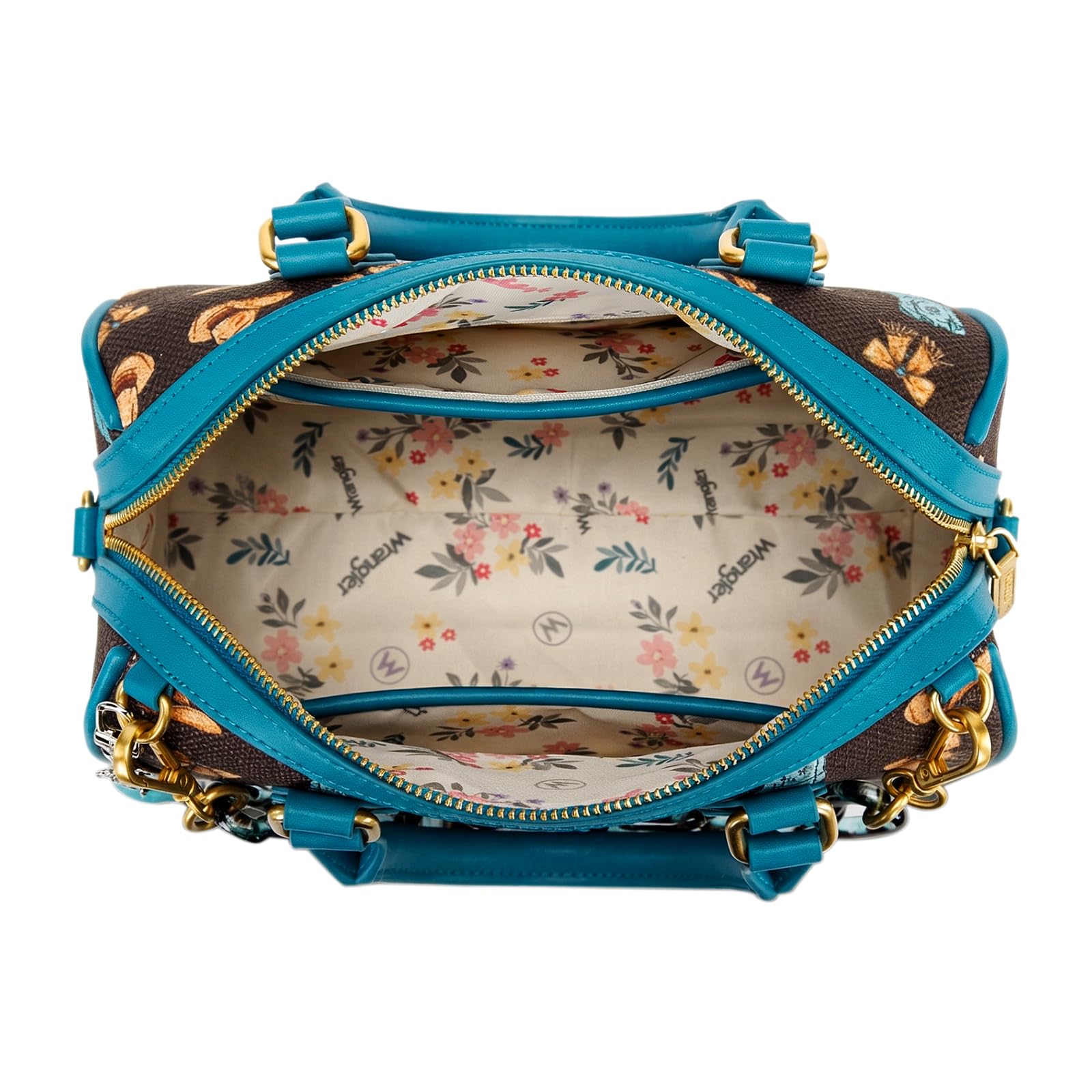Wrangler Rodeo Icons Handtasche mit Tragegriff oben und Kettenriemen