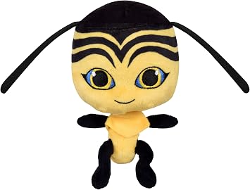 Miraculous P50694 Tales of Ladybug & Cat Noir-Queen Bees Kwami Pollen Plush Soft Toy 15cm Bandai