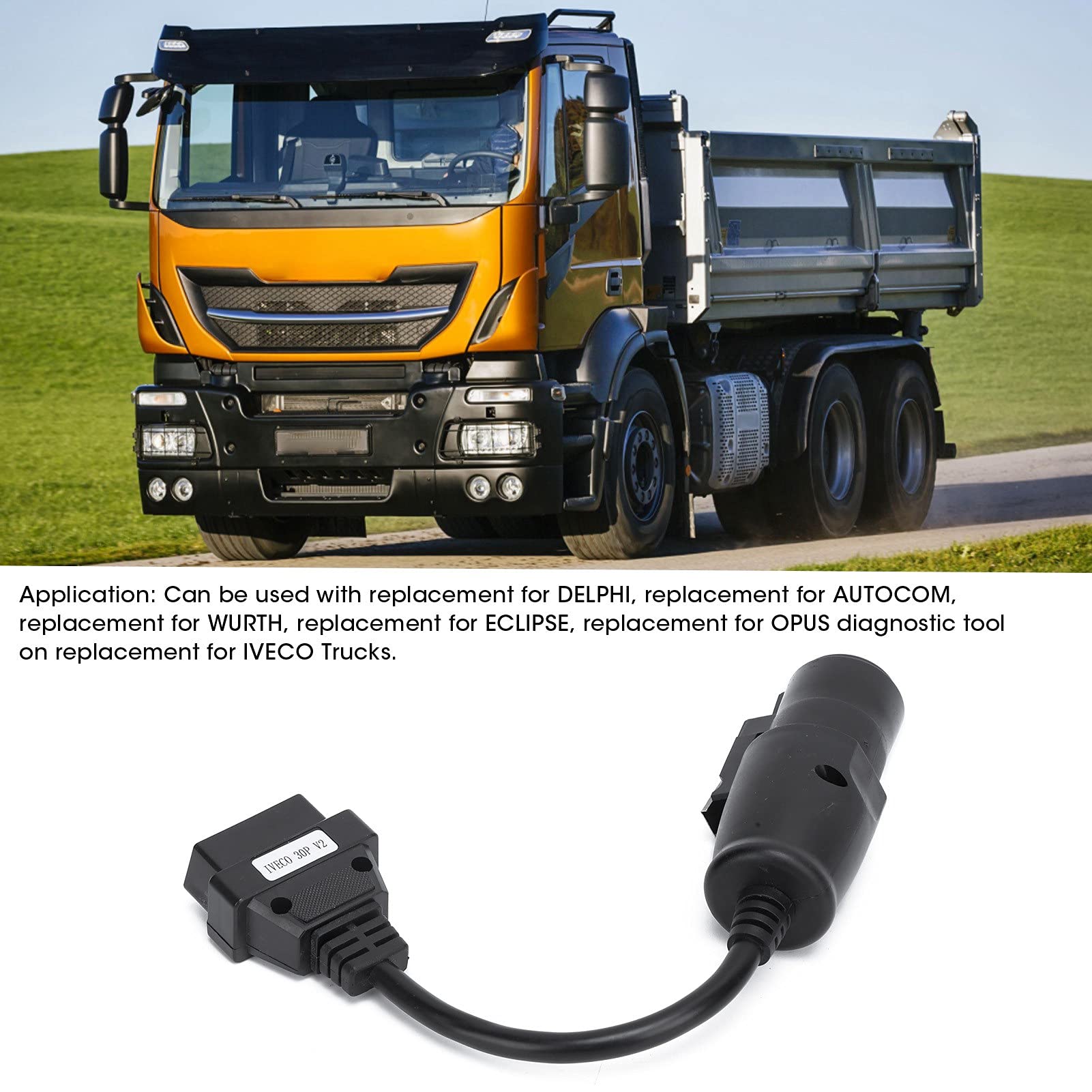 Adattatore OBD 38 Pin Per Iveco | Cavo Diagnostico Per Camion Iveco Con Connettore OBDII 16 Pin - Foto 2