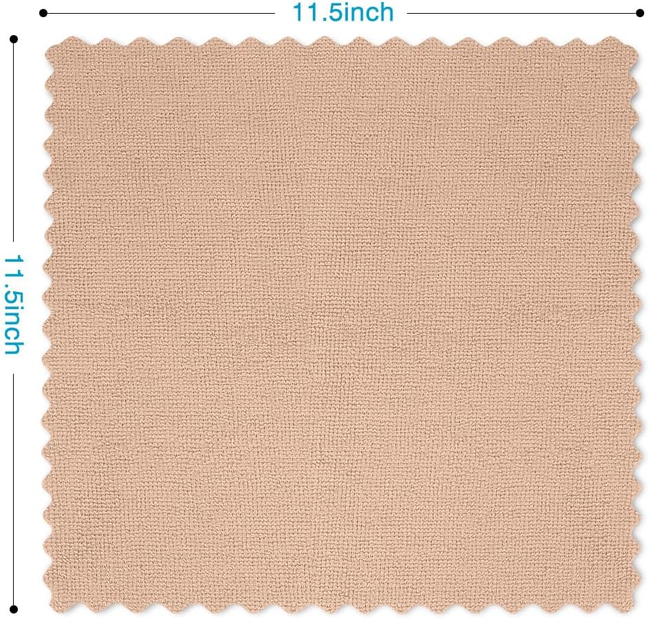 Orighty Microfiber Cleaning Cloth, 24 Pack Highly Absorbent Cleaning Supplies, Reusable Clean Rags for House, Microfiber Cloth for Kitchen, Window, Car Care, 11.5x11.5 inch Brown - Image 5