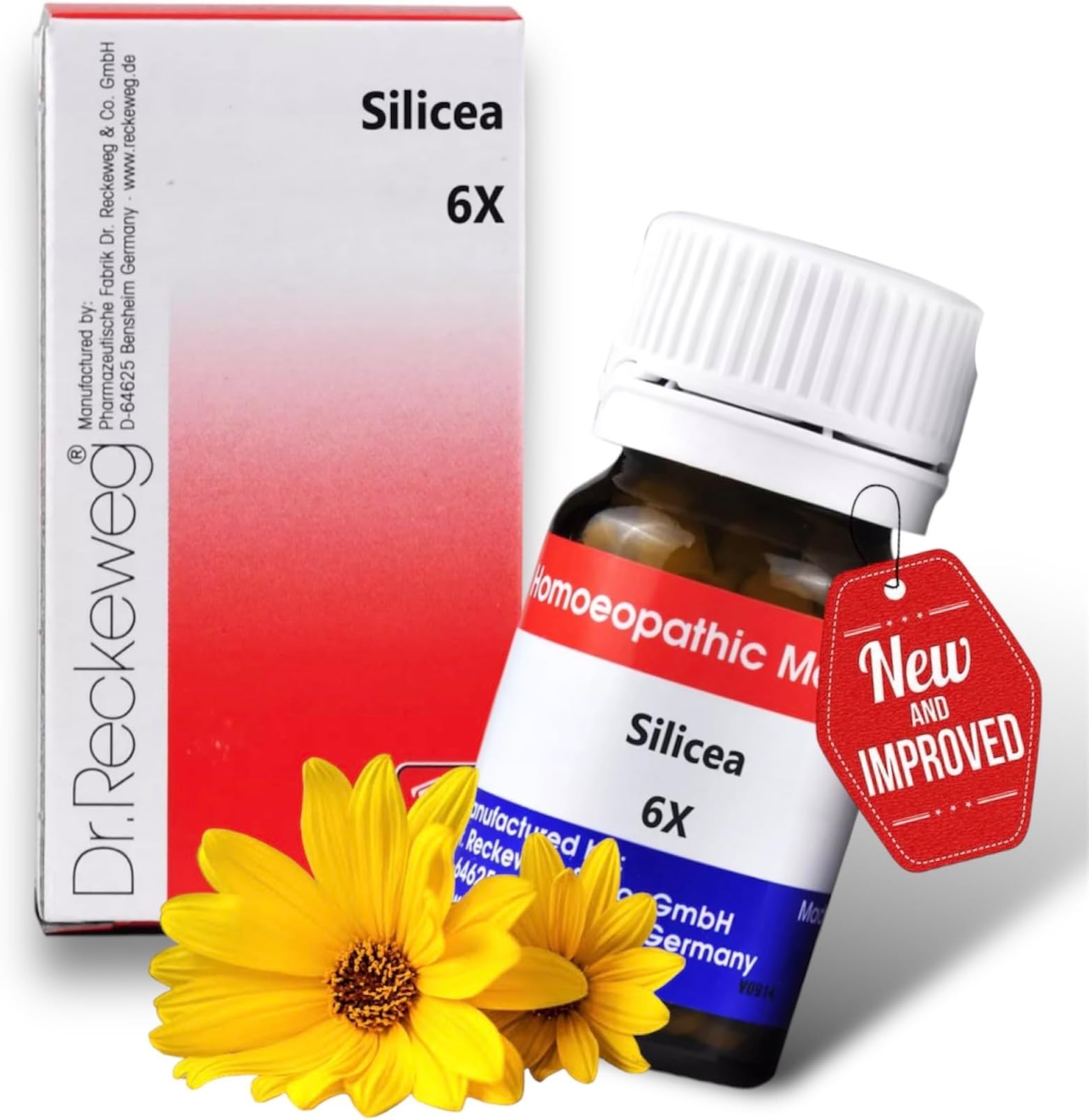 Med-036 Dr Reckeweg Silicea 6x Tablet Homeopathic Medicine (20gm)