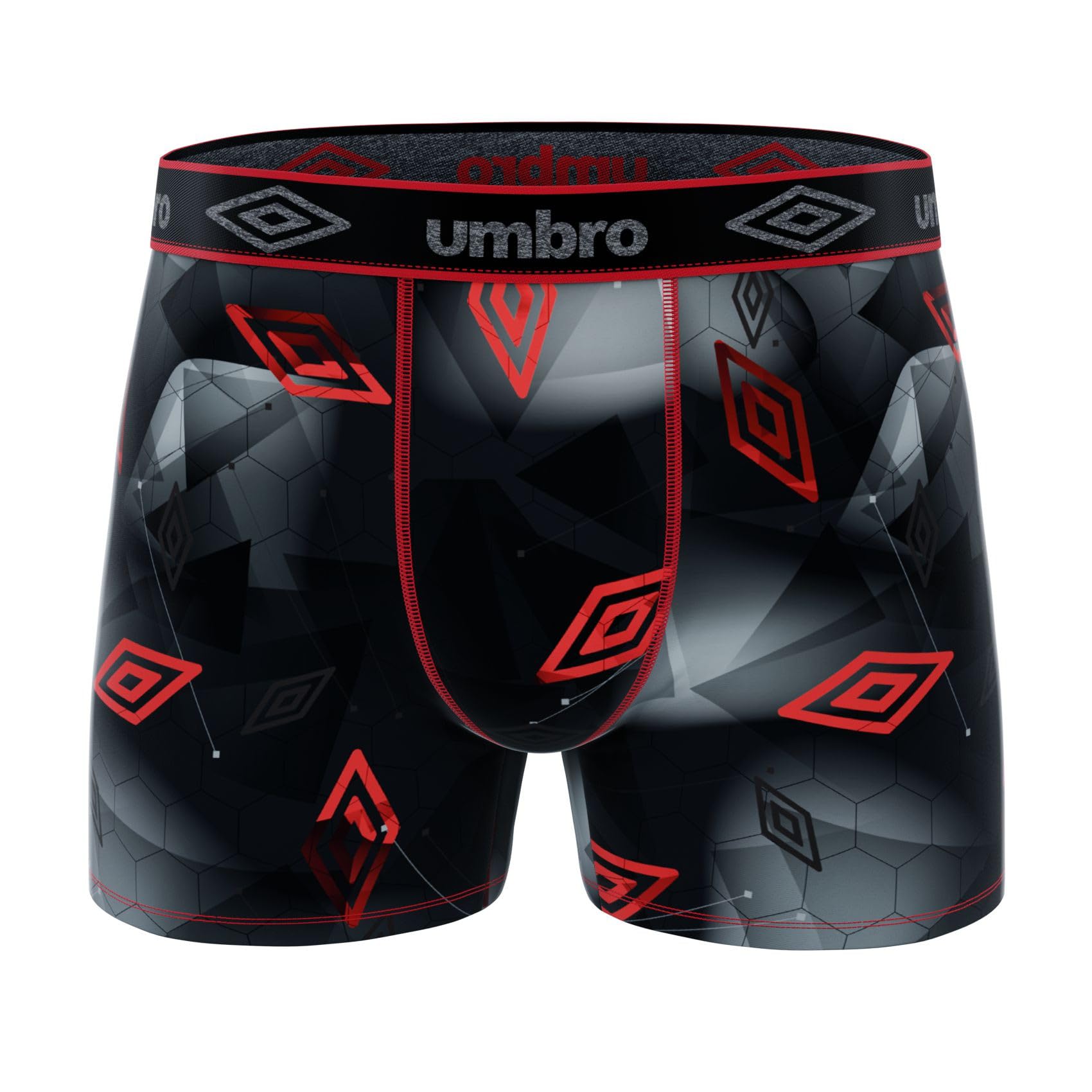 Umbro Boxer Homme Sport, Caleçon Homme Respirant et Stretch (Lot de 6)