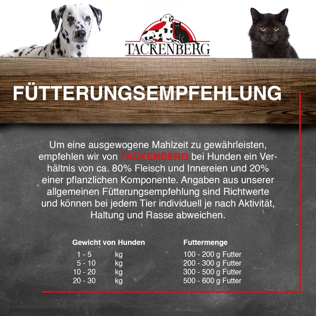 TACKENBERG Pferd Pur Nassfutter Dose für Hunde - Hundefutter in Premiumqualität - natürlich getreidefrei, 24 x 800 g