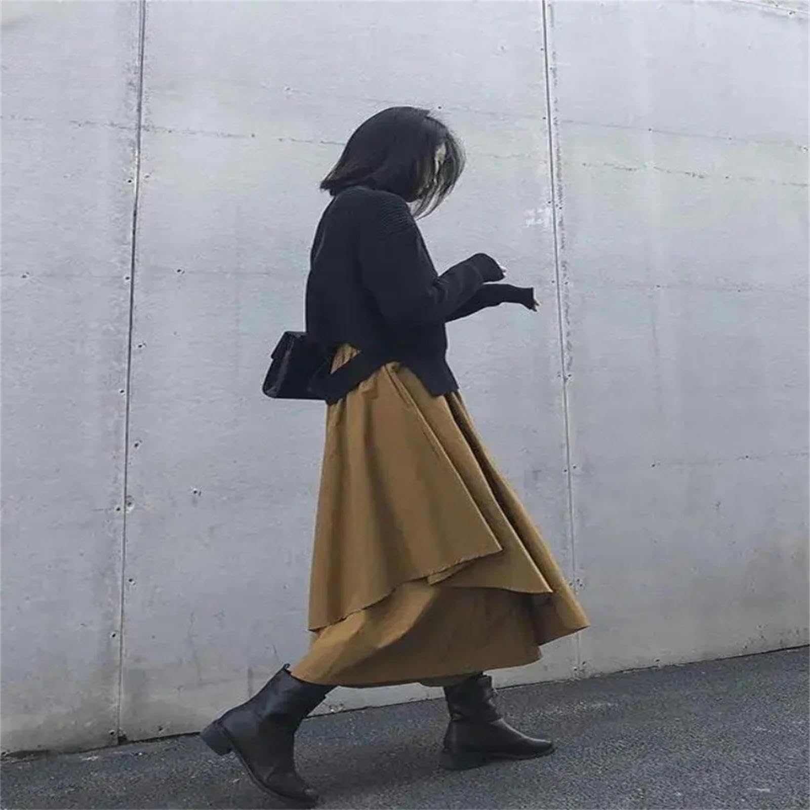 Spódnica damska Culottes wiosna lato styl modna spódnica styl uliczny nieregularne szerokie nogawki Culottes