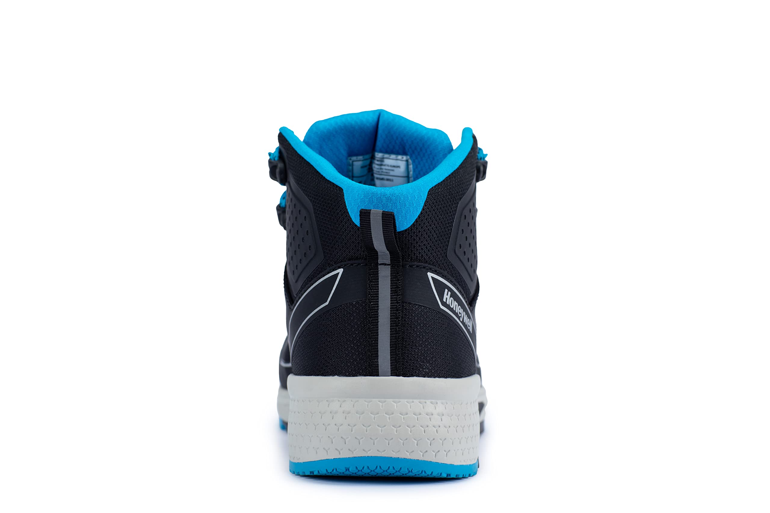 Honeywell Agile Runner S3 SRC ESD Zapatos de Seguridad Industrial para Hombres y Mujeres, Estilo de Corte Medio, Forro de Malla 3D, Puntera de Fibra de Vidrio, Azul, Talla 10 UK, 6250125-44