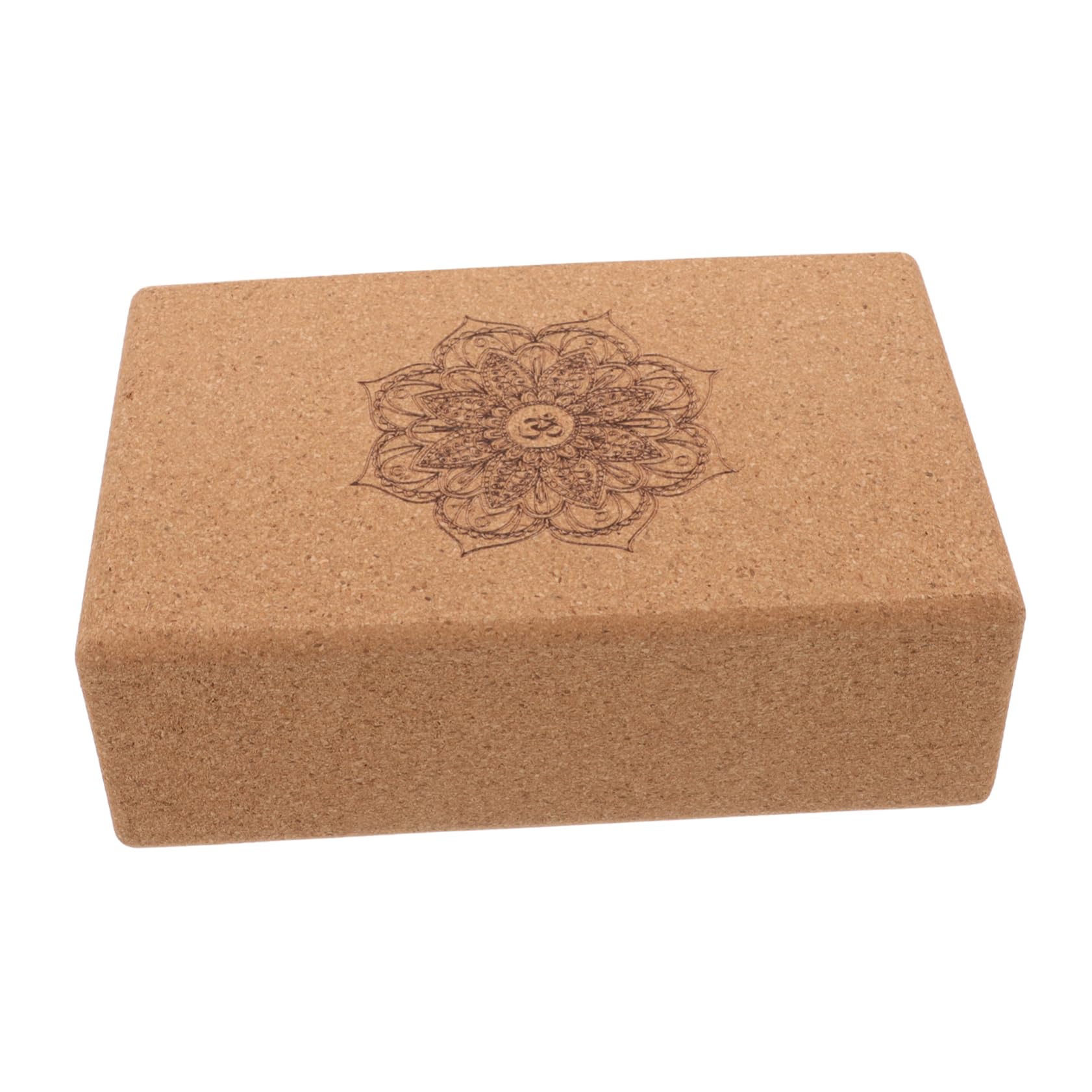 Bloque de Yoga de Corcho Triangular de Alta Densidad | Bloques de Yoga, Mandala, para Entrenamiento Físico y Relajación Corporal