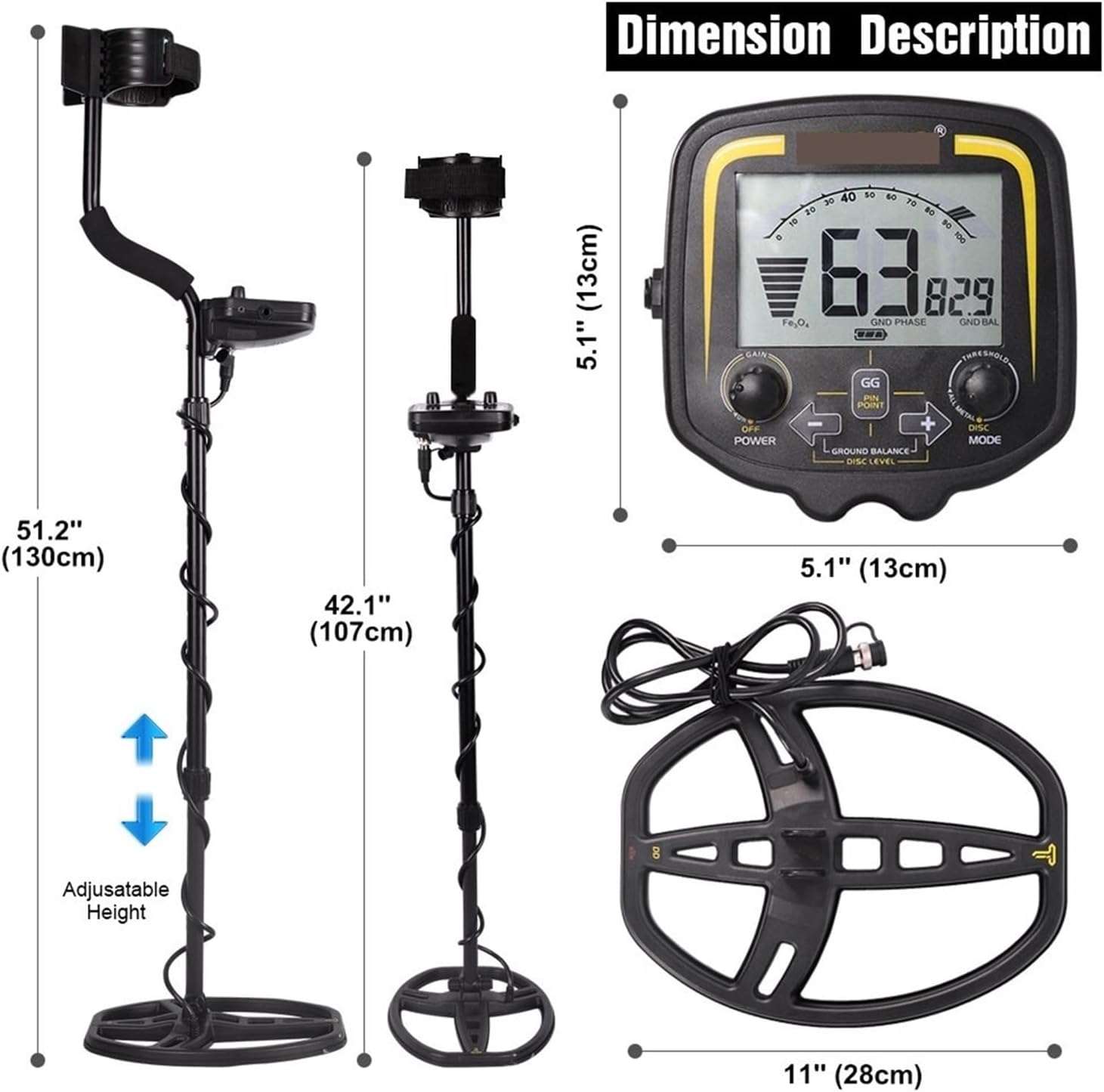TSUTSUMI K18WG ブラックダイヤモンド200キャラット約47センチ