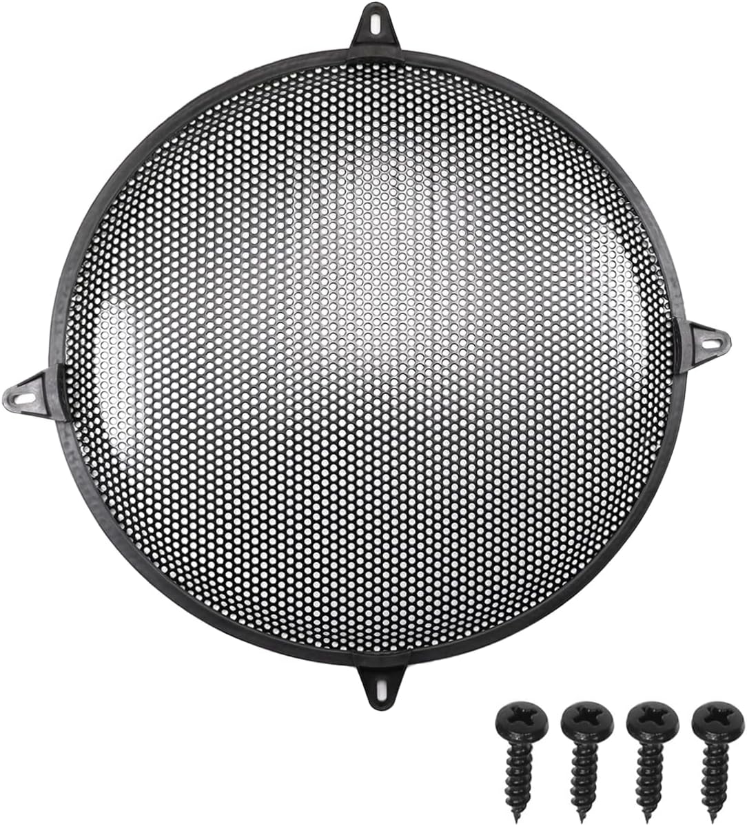 Facmogu 2PCS 10in Black Round Grille Protector, Speaker