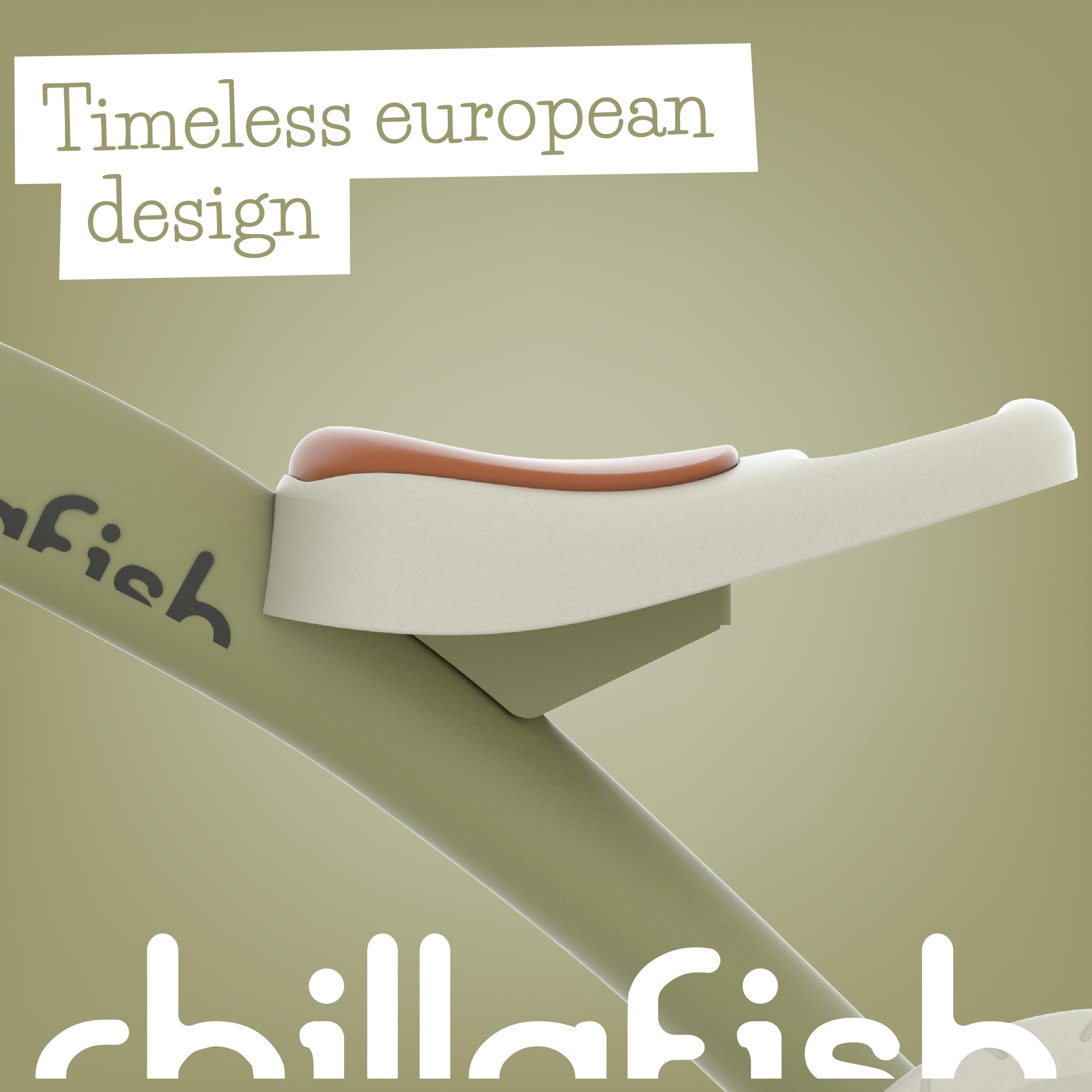 Chillafish Ziggi Dreirad für Kleinkinder – Robustes und sicheres Kinderfahrzeug für motorische Entwicklung, Outdoor-Abenteuer und spielerisches Lernen CPZG01OLI