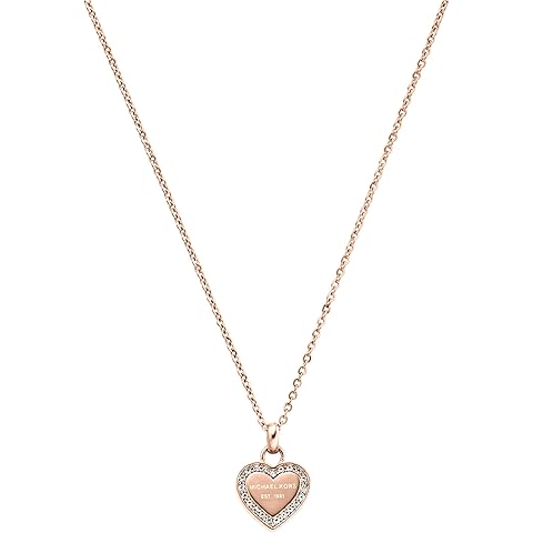 Michael Kors Rose Gold-Tone Necklace for Women; Necklaces for Women; Jewelry for Women