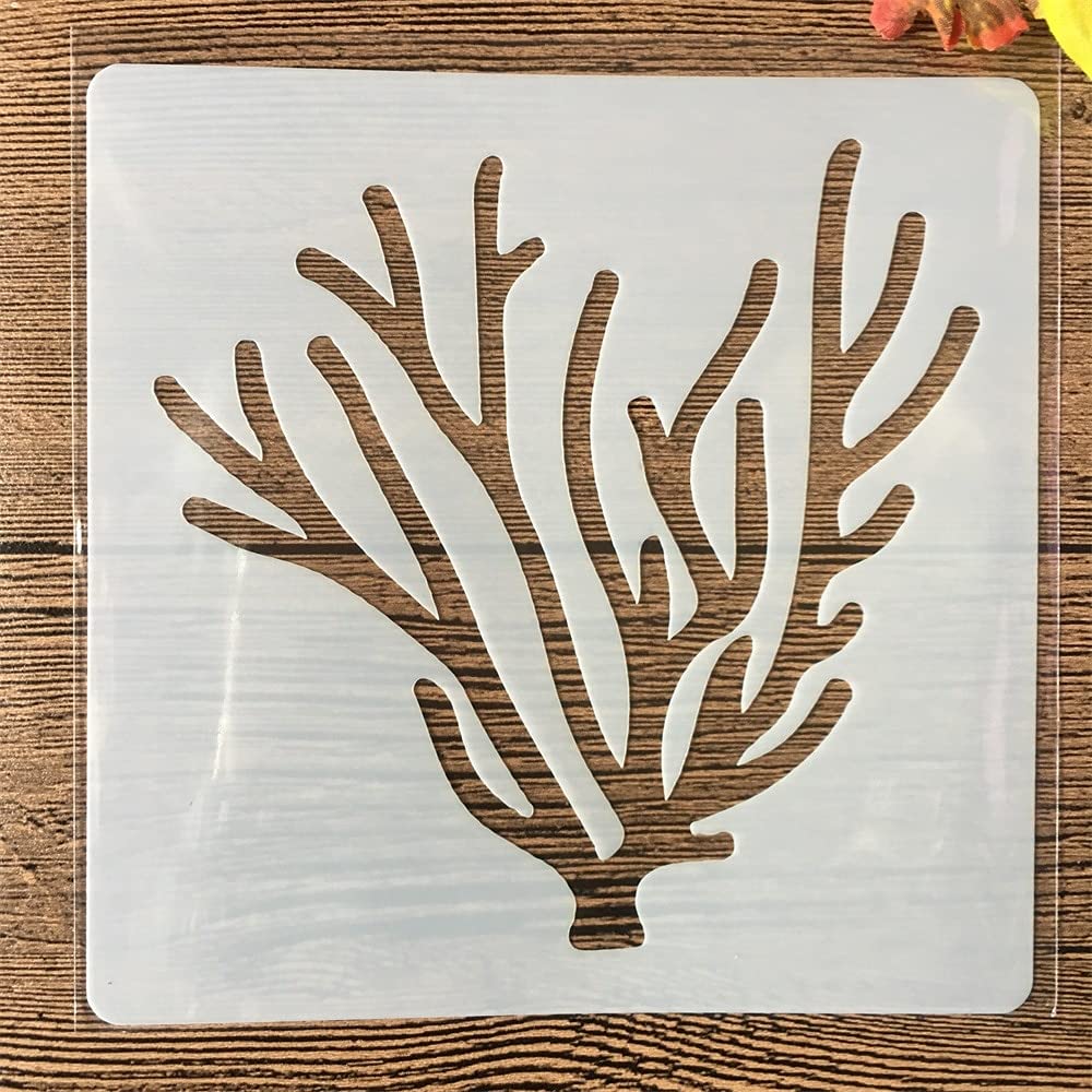 Sea Coral Stencil