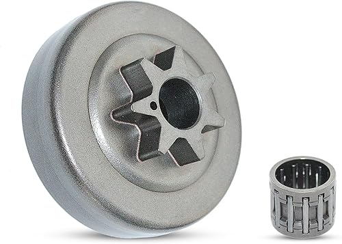 AUMEL Kit de agujas de rodamiento de piñón de tambor de embrague de 38"-7T para motosierra Stihl 030AV 031AV 032 040 041AV Reemplazo 1113 640 2000