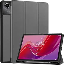 For Lenovo Tab M11 Case with Pen Holder, Ultra Thin Smart Protective Case for Lenovo Tab M11, Grey